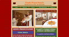 Desktop Screenshot of hindupriestus.com